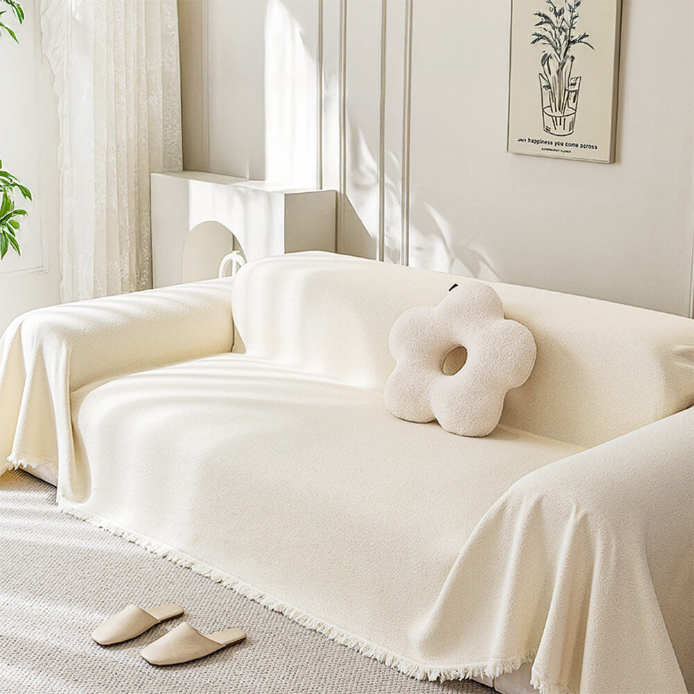 Weicher wasserabweisender Teddy-Plüsch-Decke für Couch