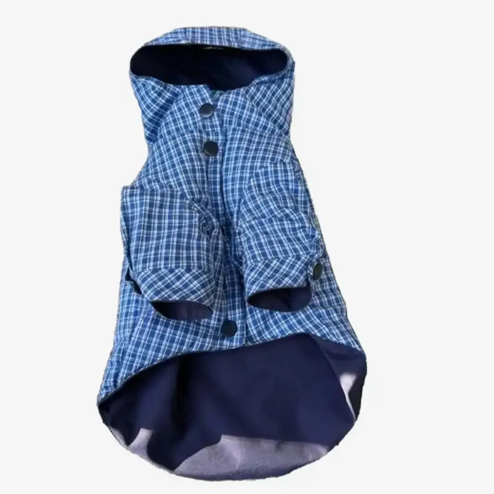 Stilvolle doppelseitige wendbare winddichte Outdoor-Hundejacke