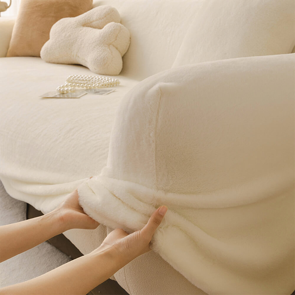 Ultraweicher, hautfreundlicher Plüsch-Sofabezug für vollständigen Schutz und Recliner-Slipcover