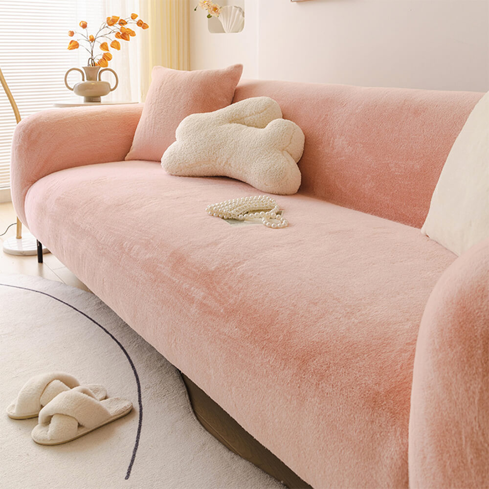 Ultraweicher, hautfreundlicher Plüsch-Sofabezug für vollständigen Schutz und Recliner-Slipcover