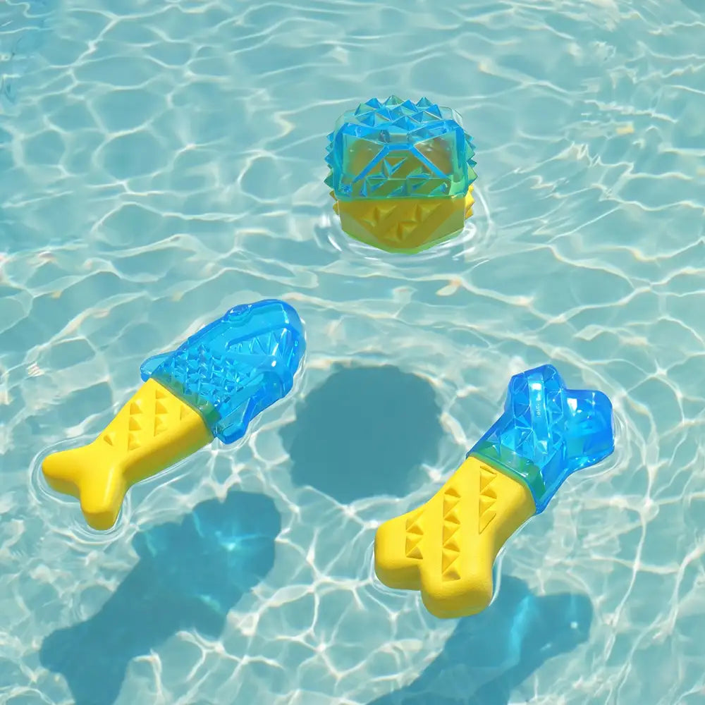 Wasserbefüllbares gefrierbares Zahnungs-Kühlspielzeug für Hunde