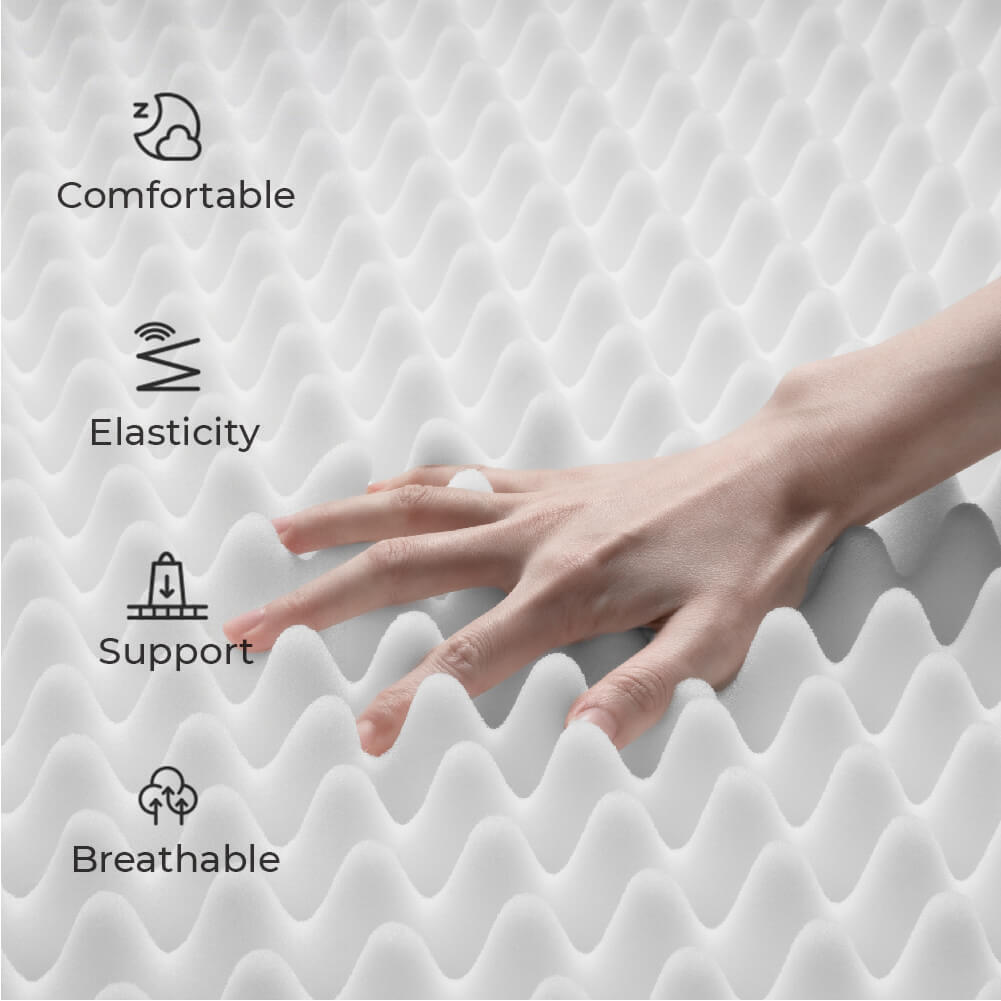 Wasserdichtes orthopädisches abnehmbares Memory-Foam-Hundebett für große Hunde