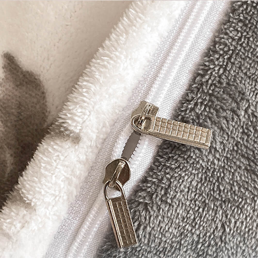 Elegantes Antistatisches  Wärmendes Bettlakenset aus Milchsamt im europäischen Stil