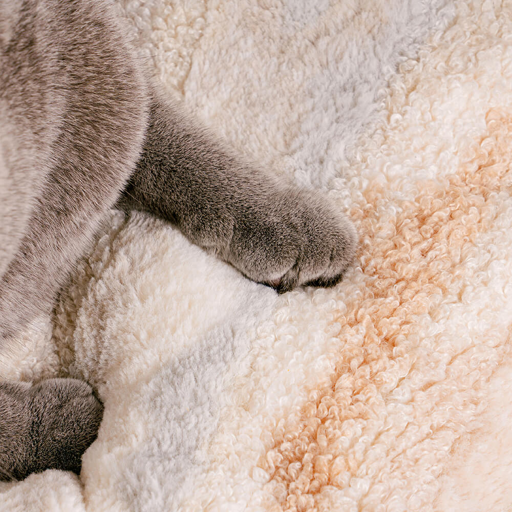Nordisches Flauschiges Extragroßes Gemütliches Schlafsofa für Hunde und Katzen
