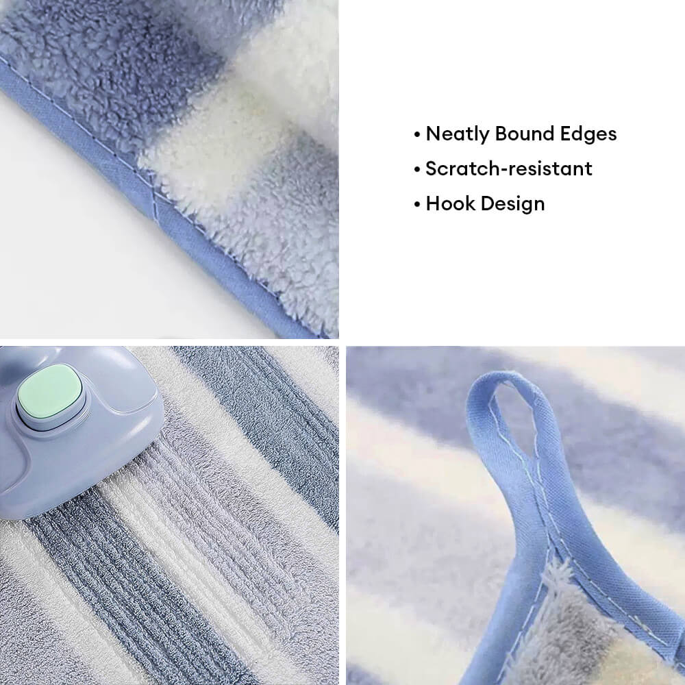 Gestreifte saugfähige dicke weiche Hunde- und Katzenbadetücher