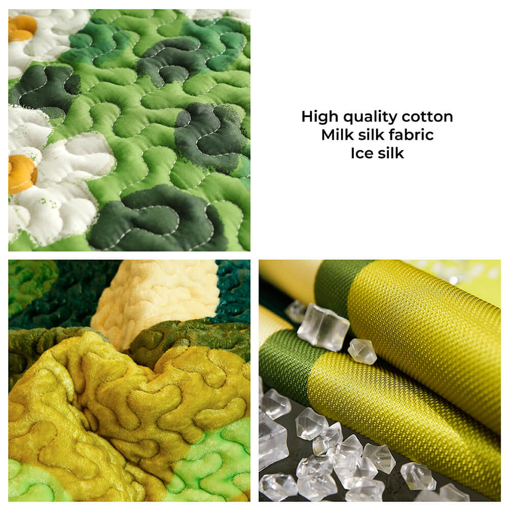 Superweicher Kratzfester Möbelschutz-Sofabezug mit Blumenmuster