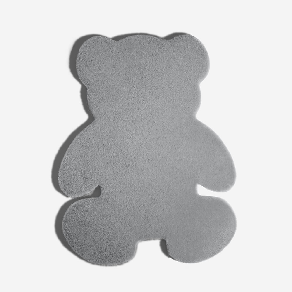 Große Flauschige Haustiermatte in Teddybärform