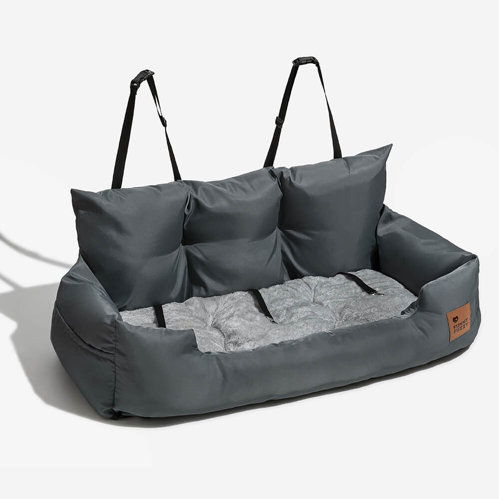 Großes Wasserdichtes Bequemes Hundebett für Autorücksitz
