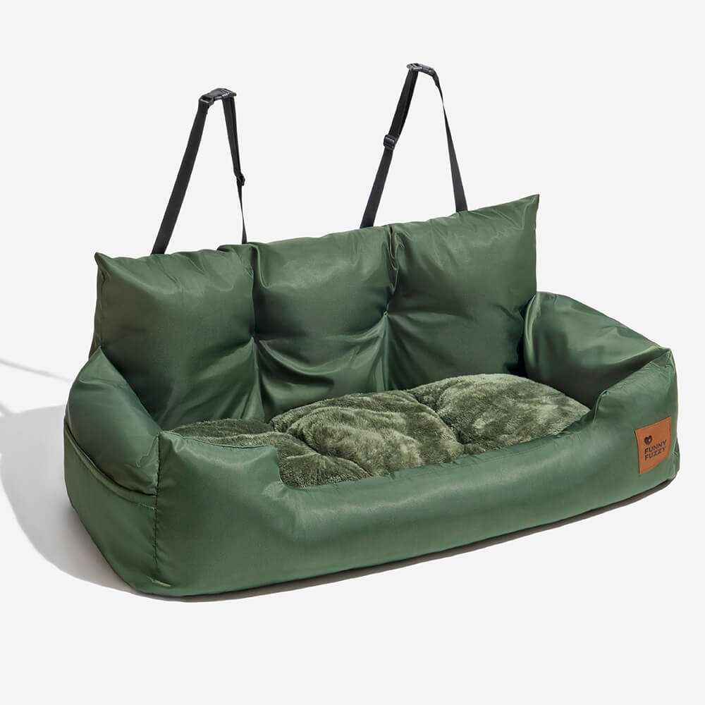 Großes Wasserdichtes Bequemes Hundebett für Autorücksitz