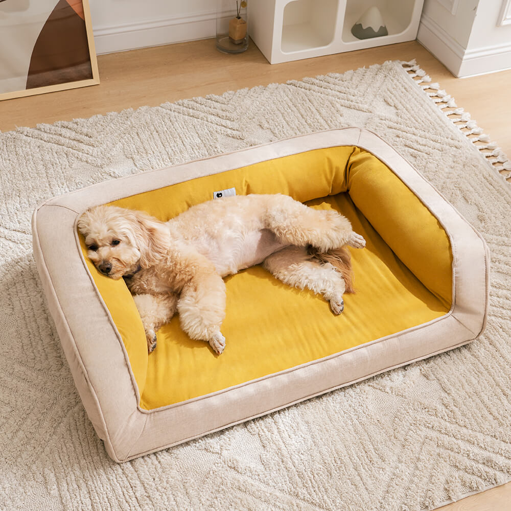 Bequemes Orthopädisches Hundesofabett mit voller Unterstützung