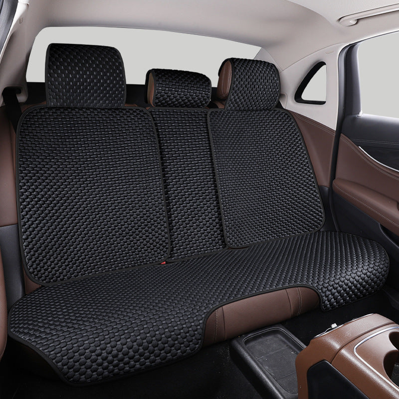 Kühlender Atmungsaktiver Autositzschutz aus Eisseide für den Autositz