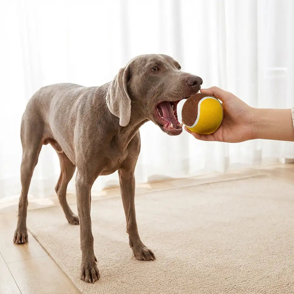 Interaktives Tennisball-Hundespielzeug