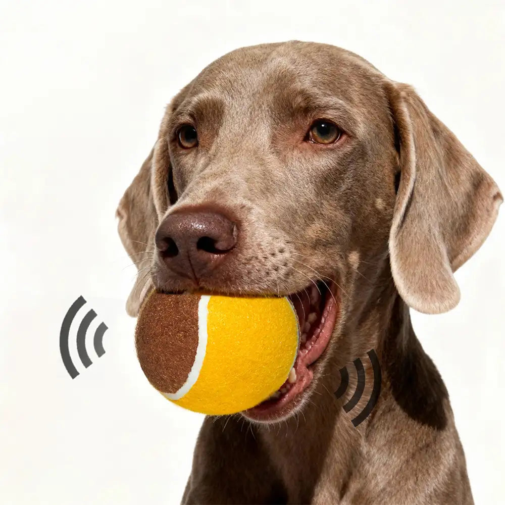 Interaktives Tennisball-Hundespielzeug