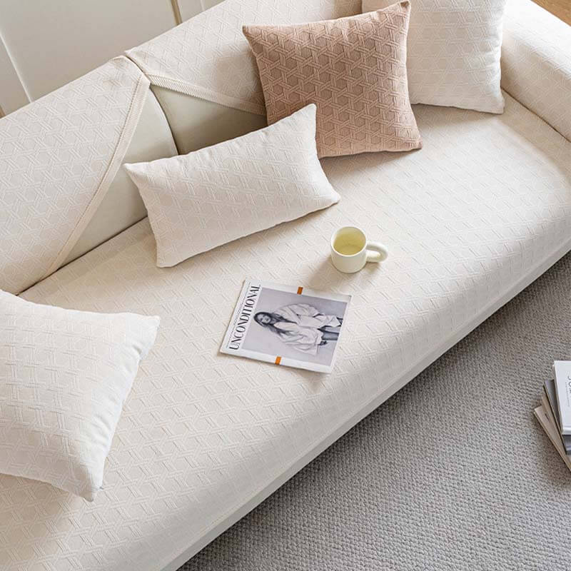 Wasserabweisender und Ölbeständiger Sofabezug aus Jacquard-Chenille-Stoff