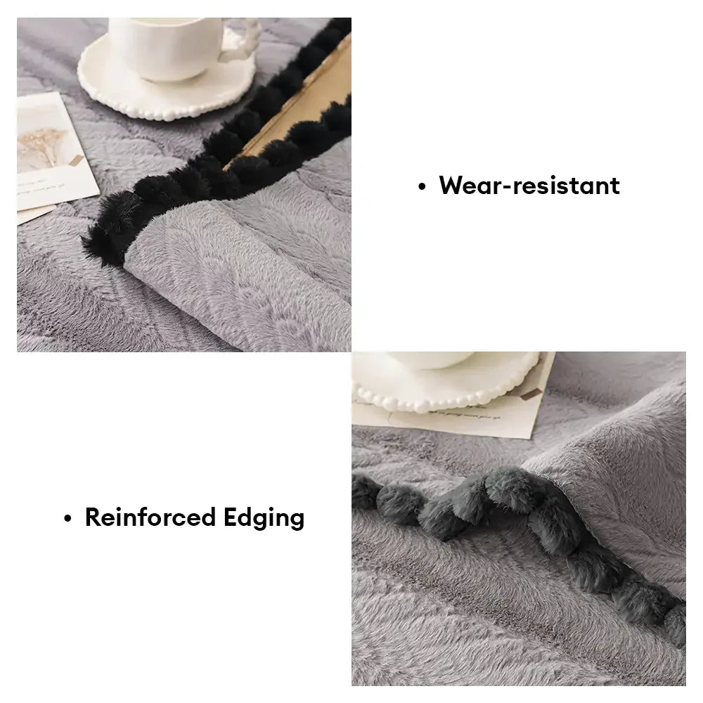 Faul Chic Plüsch Winter Sofa Schutz Hautfreundlicher Couchbezug