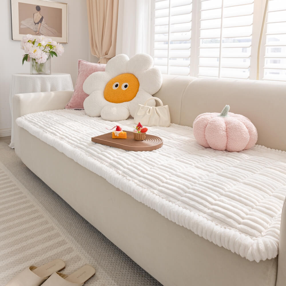 Faul weiche Fleece atmungsaktive Haustiermatte rutschfester Wohnzimmercouchbezug