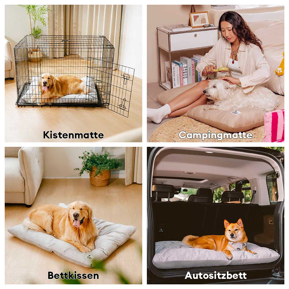 Doppelseitige gemütliche Plüsch Beruhigende Waschbare Hundematten