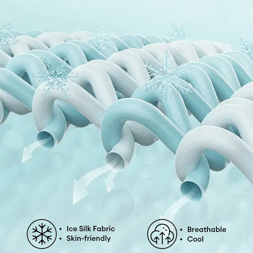 Leichte doppelseitige einfarbige kühlende Eissilk-Decke mit Kühleffekt