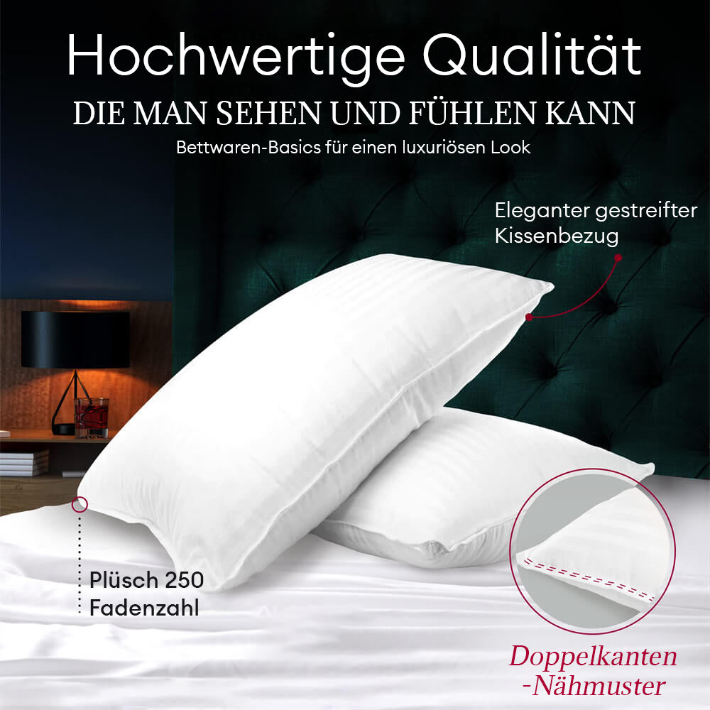 Luxus-Hotelbettkissen Nackenstütze Flauschiges Kissenset