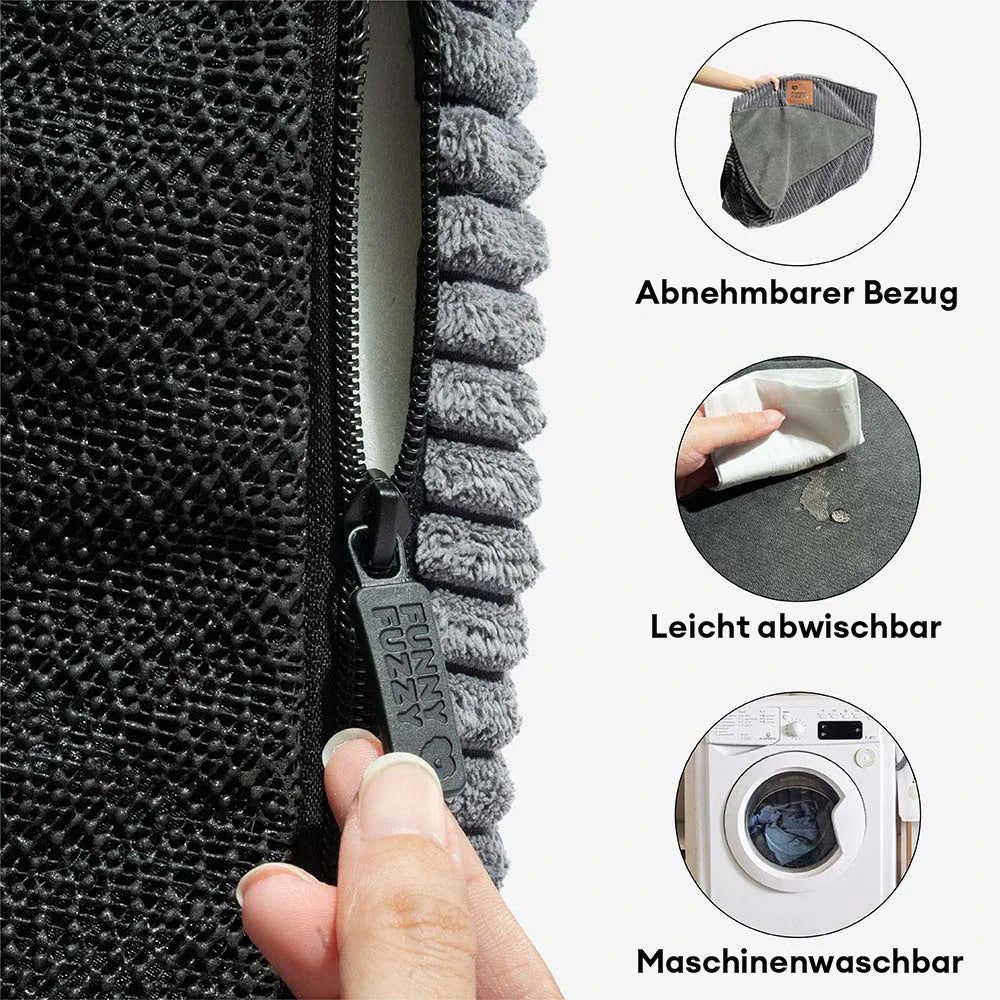 CreamyStep Haustiertreppe – Abnehmbar & Gelenkfreundlich aus Cordura