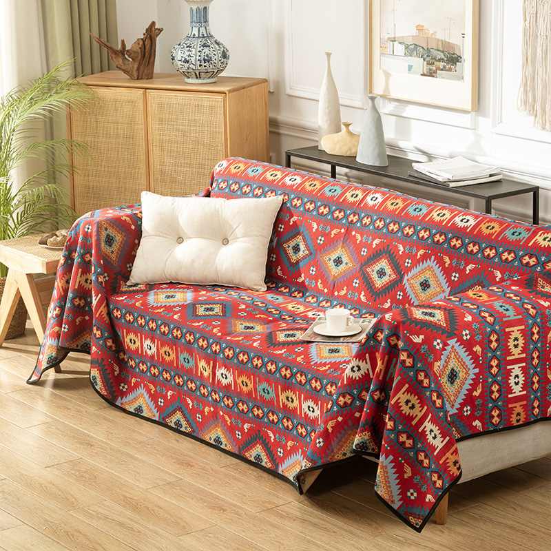 Marokkanischer Jacquard-Multifunktions-Überwurf Couchbezug