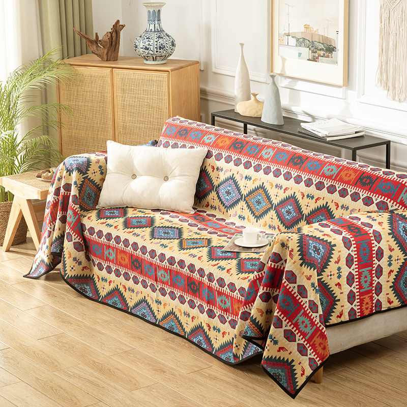 Marokkanischer Jacquard-Multifunktions-Überwurf Couchbezug