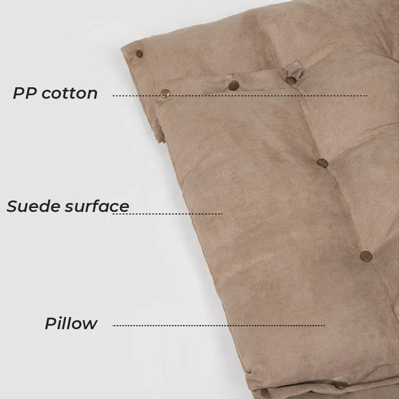 Multifunktionale Haustiermatte Weiches Wildleder Katzen- und Hundebett