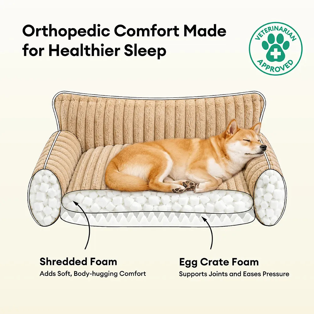 Orthopädisches Hundesofa mit Kissen - Snoozy Dream