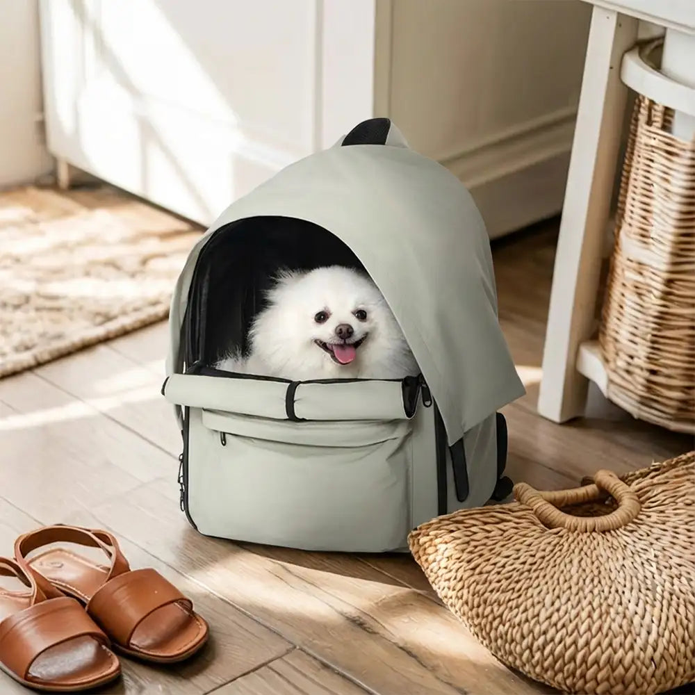Outdoor-Reise erweiterbarer atmungsaktiver Katzen-Trage-Rucksack mit Sonnenblende