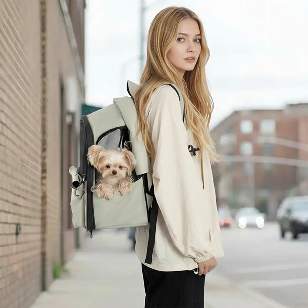 Outdoor-Reise erweiterbarer atmungsaktiver Katzen-Trage-Rucksack mit Sonnenblende