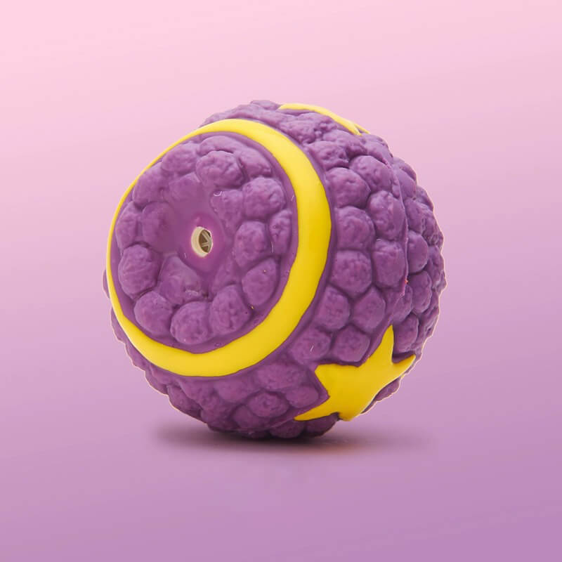 Langlebiges Interaktives Kauspielzeug für Hunde Quietschballspielzeug aus Latex für Haustiere