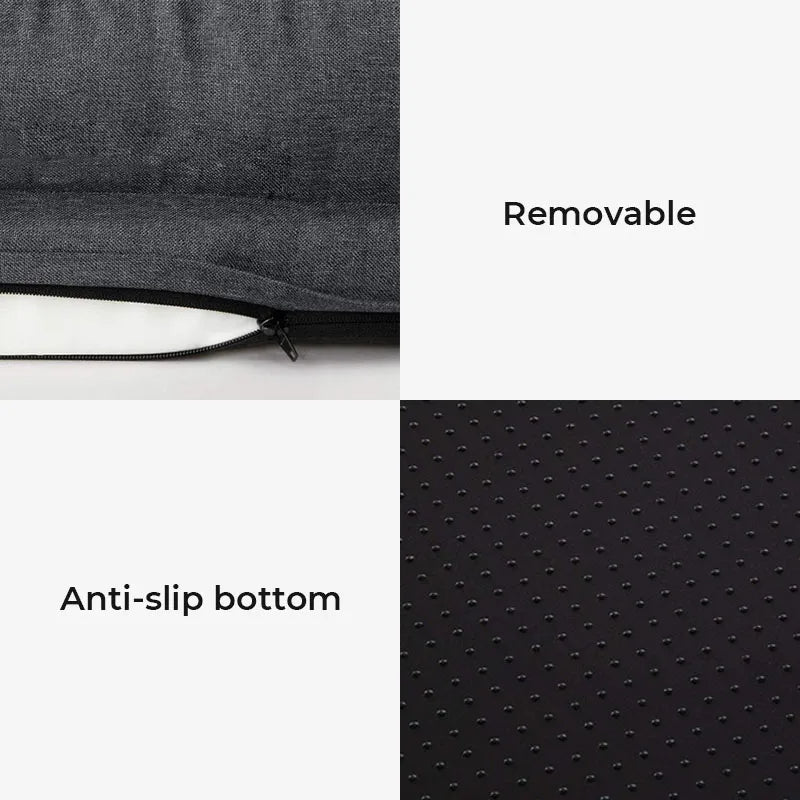 Plüsch-Schlafsofa für Haustiere Orthopädisches Hundebett aus Memory-Schaum