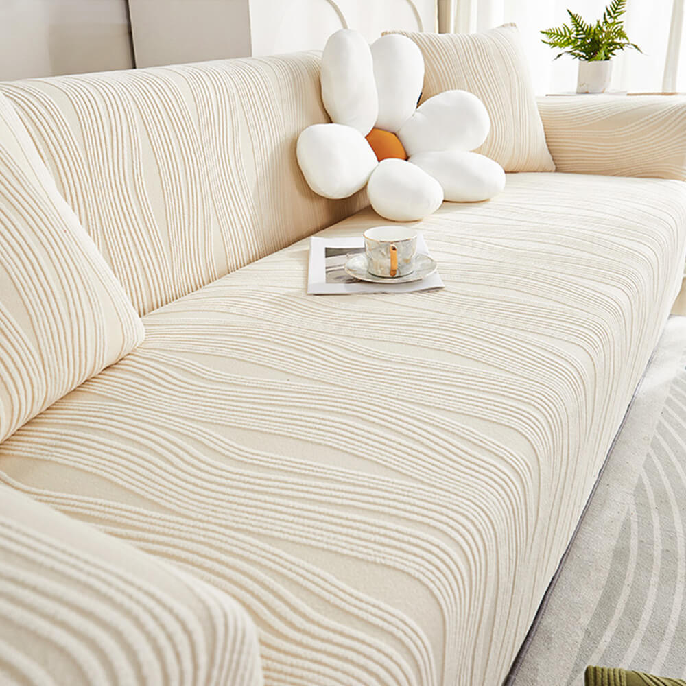 Jacquard-Elastischer-Sofabezug mit Vollbezug und kratzfestem Outdoor Bezug