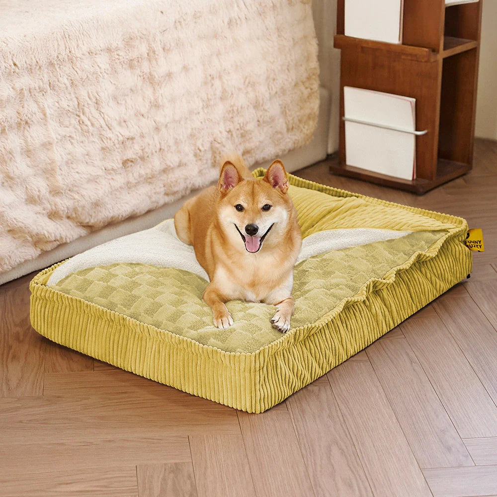 Fluffy Warm Abnehmbare Orthopädische Hundebett - Checker Cocoon
