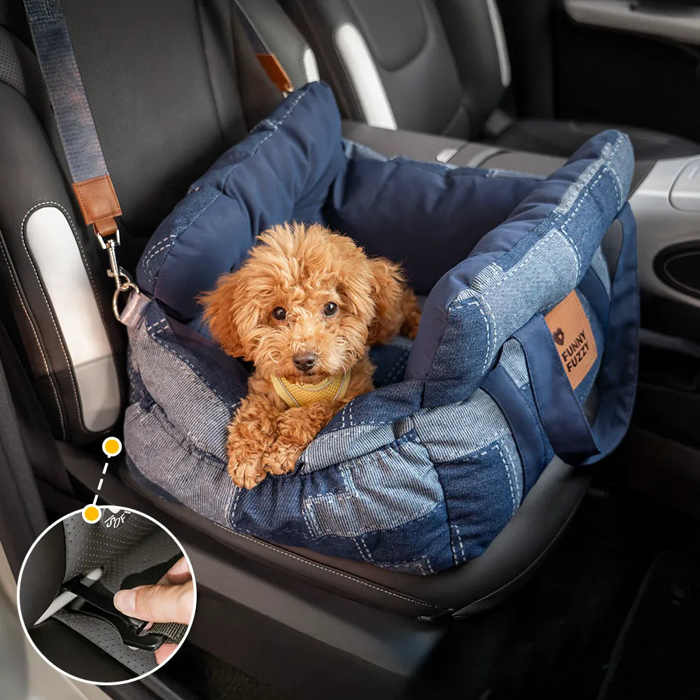 Tragbares ISOFIX Hundesitz-Bett fürs Auto