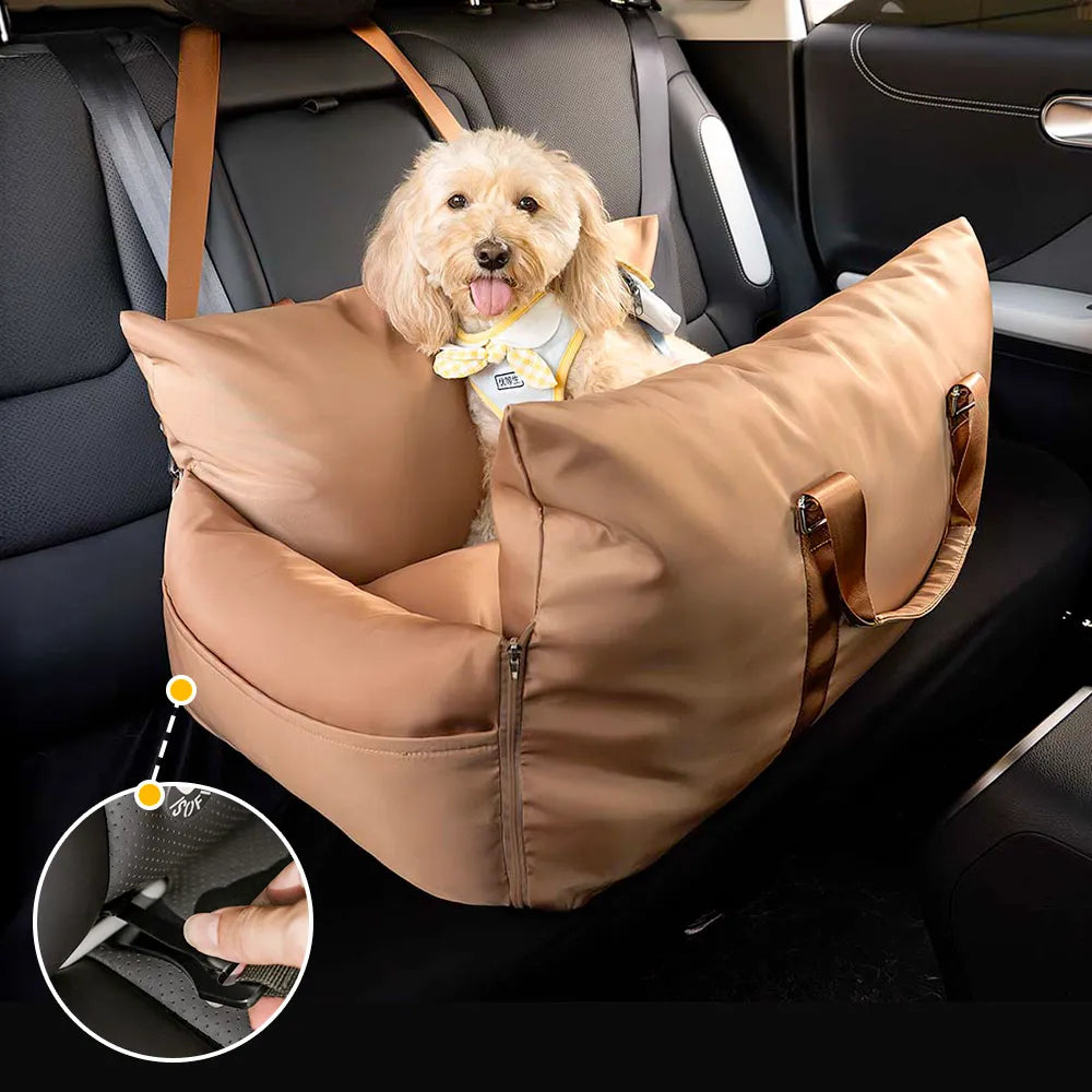 ISOFIX Hund-Autositzbett mit ISOFIX-System - Erste Klasse