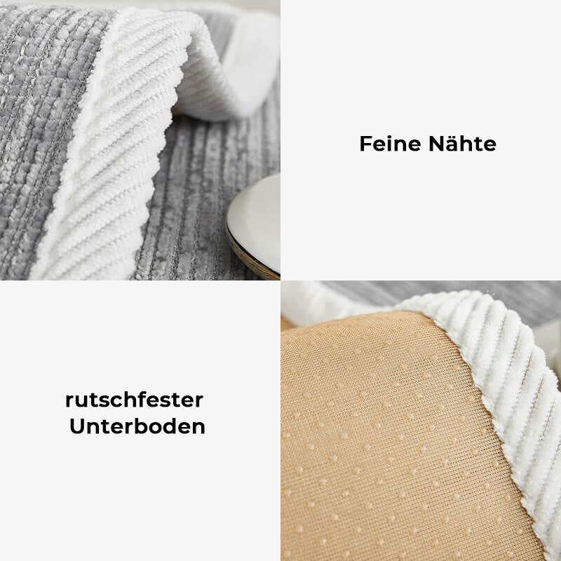 Wasserdichter Antimikrobieller Einfach Gestreifter Kratzfester Outdoor Sofabezug aus Chenille