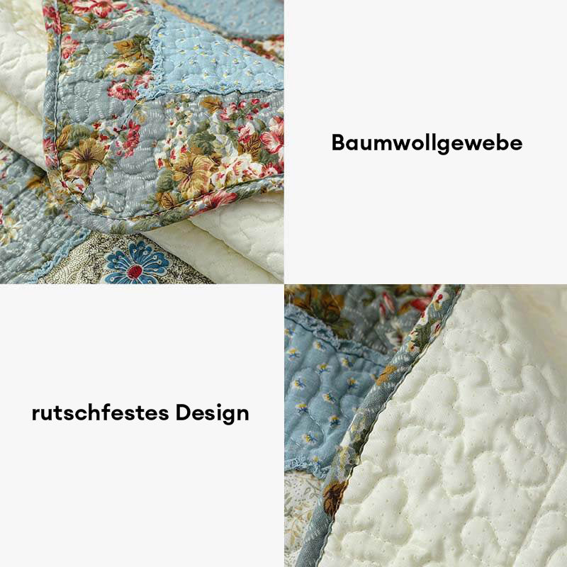 Sofabezug aus Baumwolle mit Blumenmuster im Vintage-Stil