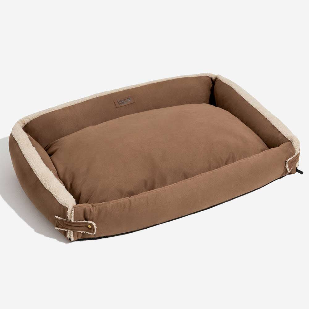 Stilvolles Erweiterbares Ergonomisches Beruhigendes Hundebett – Tranquil Paws