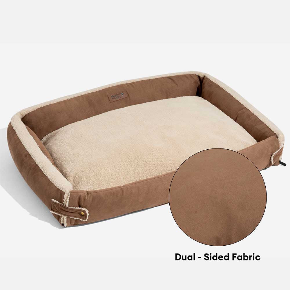 Stilvolles Erweiterbares Ergonomisches Beruhigendes Hundebett – Tranquil Paws