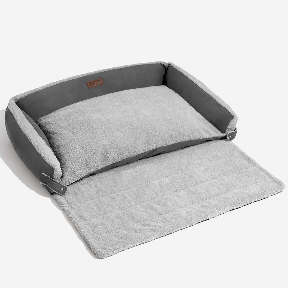 Stilvolles Erweiterbares Ergonomisches Beruhigendes Hundebett – Tranquil Paws