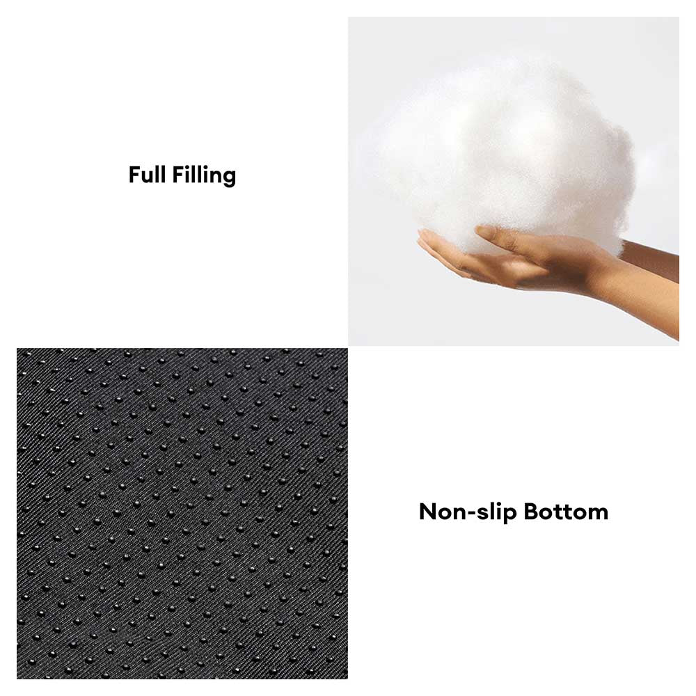 Stilvolles Erweiterbares Ergonomisches Beruhigendes Hundebett – Tranquil Paws
