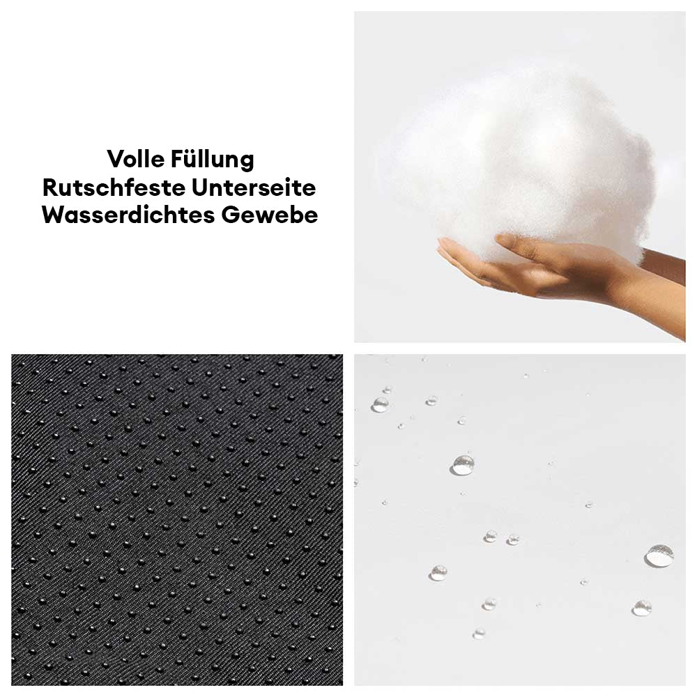 Sommerliche Kühlung Wasserdichtes Bootsförmiges Haustierbett mit Kissen – Chill Raft