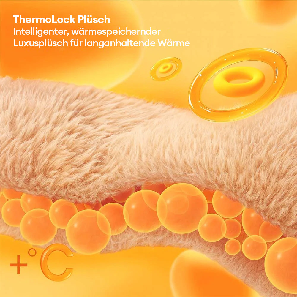 Orthopädisches Hundebett Luxe Kunstleder & Plüsch – Abnehmbarer Schwamm, Warm & Komfortabel