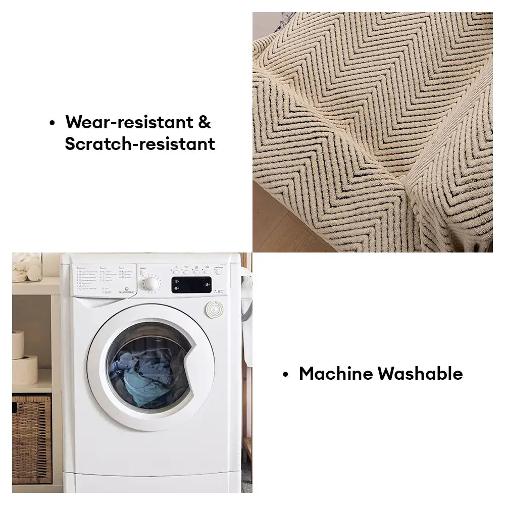 Verdickte Fischgrät-wärmende Plüsch Mehrzweckdecke Sofabezug