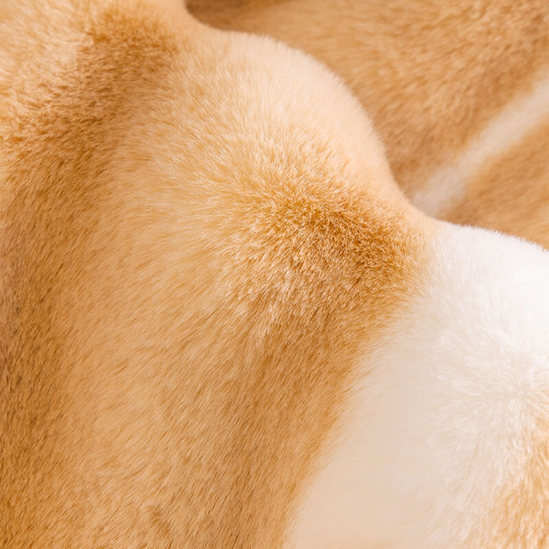 Trendy Schöner Sofabezug aus Plüsch mit Farbverlauf und Streifen