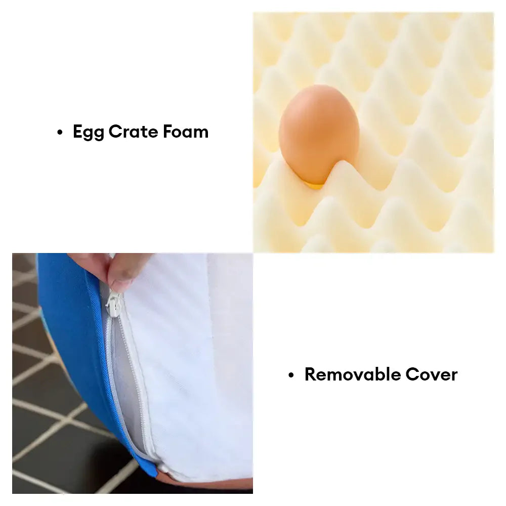 Trendige gestreifte gemütliche orthopädische Hundesofa-Bett - Bequeme Couch