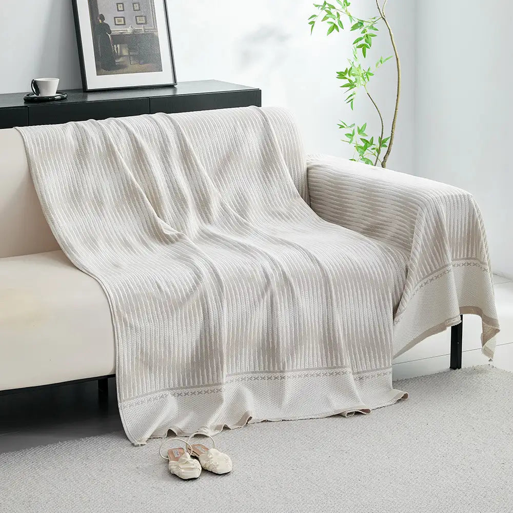 Moderne geometrische kühlende Eiskristall atmungsaktive Sofa-Decke Couchbezug