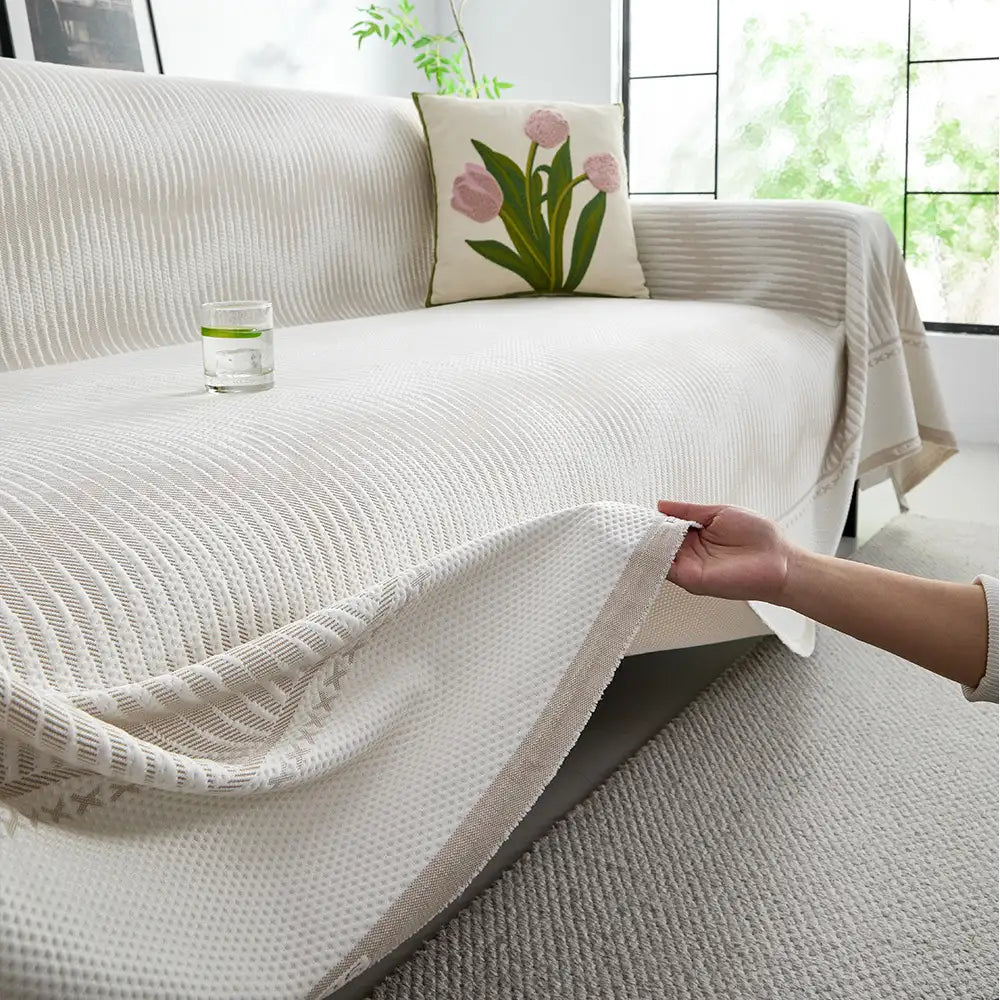 Moderne geometrische kühlende Eiskristall atmungsaktive Sofa-Decke Couchbezug
