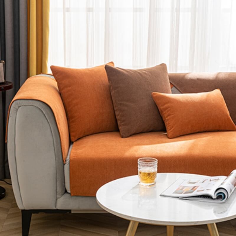 Bequemer Sofa-Schutzbezug aus Chenille